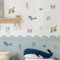 Neukids Boho Kinder Wandaufkleber Unterwasserwelt, Meerestiere Wandtattoos Kinderzimmer Aufkleber für Kinder Schlafzimmer Wohnzimmer Kindergarten Fenster Wanddekoration