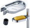 ABS Shower Soap Dish - Clip-on Adjustable Shower Gadget FOR 22MM Tube/Pipe/Rod/Pole