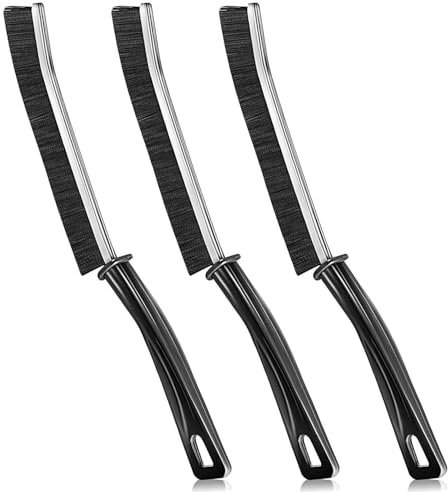 3pcs Crevice Cleaning Brush Set for Bathroom Toilet Kitchen Sink Tile Groove Gap, Narrow Crevice Cleaning Tool for Home Door Window Groove, UK