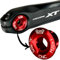 F26 SL M20 x 1 Tuning Fahrrad Kurbelarm Kurbelschraube passend für MTB & Road Hollowtech II Kurbeln I Deore I SLX I XT I XTR I 105 I Ultegra I Dura Ace (Rot)