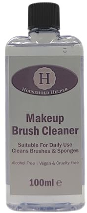 Makeup Brush Cleaner Solution, Suitable for Daily Use, Cleanse Brushes and Sponges, Alcohol-Free, Vegan