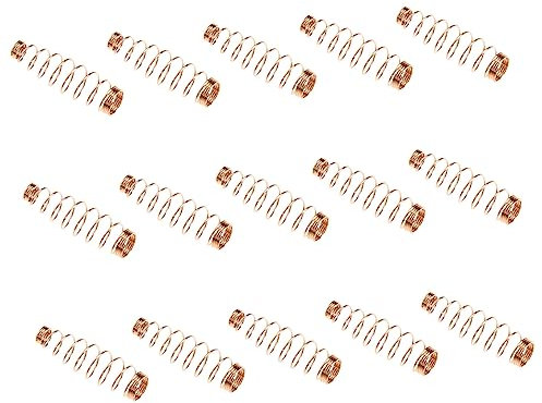 ifundom 90pcs Piano Tuning Kit Golden Brass Upright Piano Wire Springs Spiral Coil Springs Maintenance Instrument Accessories