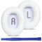 Umvowuxa Tune 700BT Replacement Ear Pads for JBL Tune 700BT / Tune 700BTNC / Tune 750 BT/Tune 760BTNC Headphones, Protein Leather Ear Pads,Density Sound Isolating Foam (White)