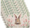 Banchif Abwaschbar Doppelseitig Tischsets 6er Set, Blumen Cartoon Hase Tischdeko Ostern Frühling Bankett Platzsets Urlaub Dekorative Tischsets Saisonal Platzsets Beige