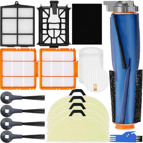 EATBALE Replacement Parts for Shark AI Ultra AV2610WA RV2610WA RV2600WSEU Matrix Plus 2-in-1 Robot Vacuum Cleaner Main Brush Side Brush Hepa Filter Pre-Filter Sponge Filter Mop Pads Accessories Kit