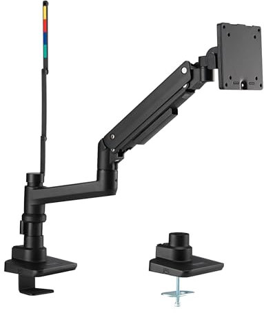 Kensington K58273WW Premium Heavy Duty Single Monitor Arm Mount, Adjustable Monitor Stand with Gas Spring, Computer PC Sceen Stand, Supports up to 49 (44lbs/20kg) with VESA 75/100/200/300