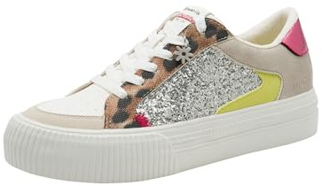 Tamaris Damen Sneaker Synthetik, braun, 40 EU