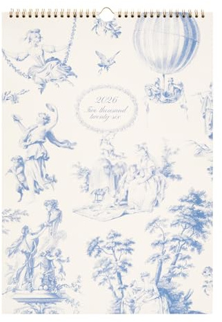 Kokonote Kalender 2026 Wandkalender 26 Versailles - Kalender 2026 Familienplaner 28 x 39,7 cm 12 Monate