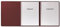 Herlitz 10657971 Karton-Bewerbungsmappe A4 3 teilig RC-Karton bordeaux 5er Packung