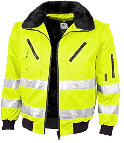 QUALITEX-Warnschutz-Pilotenjacke 3 IN 1 NACH EN 471 Farbe LEUCHTGELB Größe 3XL