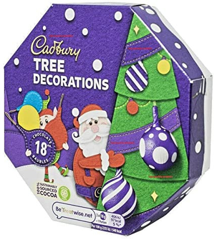 Cadbury Tree Decorations Milk Chocolate, 83g