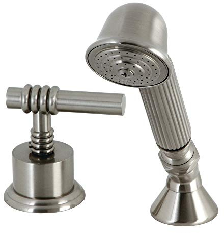 Kingston KSK2368MLTR Deck Mount Hand Shower, Brushed Nickel