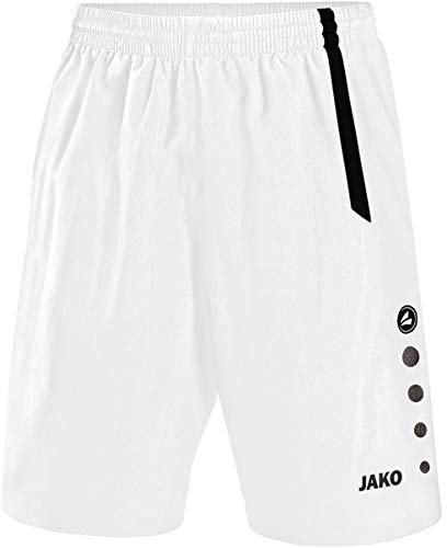 JAKO Turin Sporthose ohne Innenslip Kids weissschwarz, 152 Kinder