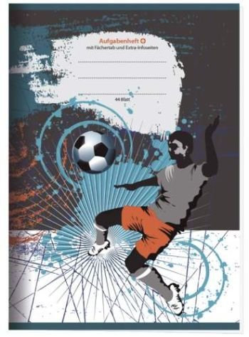 Hausaufgabenheft Fußball A5