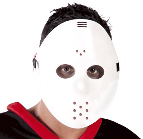 Guirca Fiestas GUI2456 - Weisse Hockeymaske, Weiß