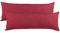 CelinaTex BeNature Kissenbezug Doppelpack 40 x 120 cm Bordeaux rot Baumwolle Seitenschläferkissen Bezug Jersey