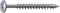 SPAX T-TAR plus 251011001205 - Viti per costruzioni in legno, 10,0 x 120 mm, 50 pezzi, testa piatta, filettatura parziale, 4CUT, WIROX A3J, 251011001205