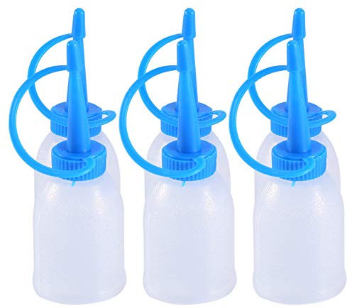 Fdit 6 Pz/Pacco 30 ML Plastica Bottiglia di Spremere Puntali con Bottiglie di Ago Punta Multiuso Olio per Colla Industriale Olio Vuoto Bottiglia Jet Dispenser