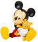 Disney WBM-GFT69 magische Anfängen Geld Bank – Mickey Maus, transparent, 200 g