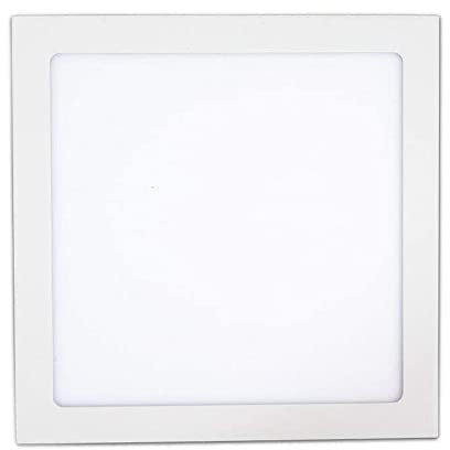 Luce interna del tetto dell'automobile, plafoniera interna a LED 12V per camper Camper Caravan Van camion camion barca, 30 * 30 * 2 cm, bianco