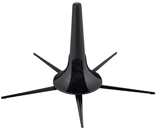 Eastrock Portable Trumpet Stand Holder Metal with 5 Leg Foldable Detachable Trumpet Holder Stable Metal Legs for trumpet, Black (Stand)