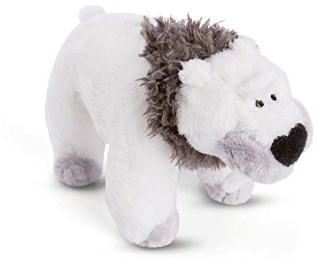 NICI 46642 Kuscheltier Säbelzahneisbär Thorben 16cm stehend – Plüschtier für Mädchen, Jungen & Babys – Flauschiges Stofftier zum Spielen, Sammeln & Kuscheln – Gemütliches Schmusetier