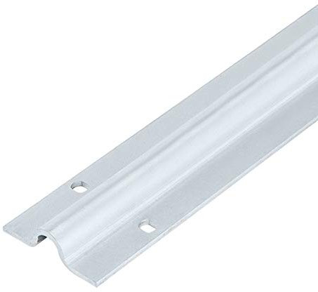 Metalideal | Rail De Portail À Visser Gorge Ronde 16 mm En INOX - Longueur 3 Mètres