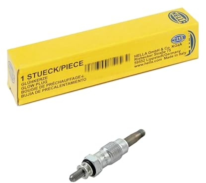 HELLA 8EG 008 498-721 Glühkerze - SW: 12mm | Glühkerzenausf.: leistungsoptimiert - Stecker: Schraubkontakt