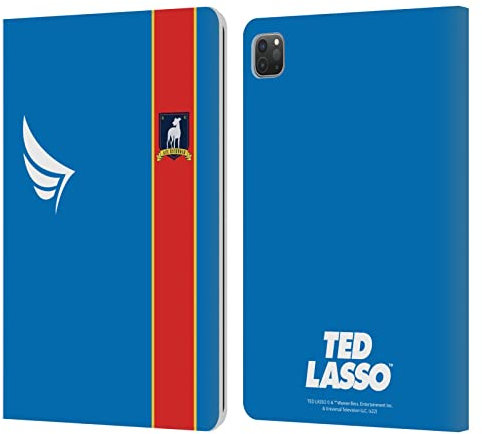 Head Case Designs Offizielle Ted Lasso Jersey Grafiken für Staffel 1 Leder Brieftaschen Handyhülle Hülle Huelle kompatibel mit Apple iPad Pro 11 2020/2021 / 2022