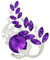 VITAU Bouquet de mariée Violet Broche Bijoux Fleur Cristal Strass Broche Broches Broches pour Mariage Femmes
