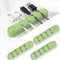 Minicoco Self Adhesive Cable Clips Cable Holders,3pc Silicone Cord Organizer USB Cable Management for Organizing Cable Cords, Home, Office, Car, Nightstand, Desk Accessories (Youthful Green)