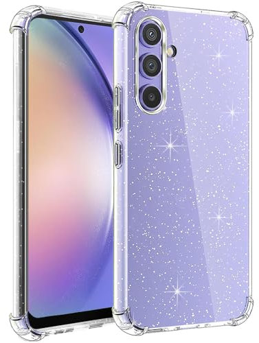 Beetop Kompatibel Mit Samsung Galaxy A54 5g Hülle Glitzer Durchsichtig Schutzhülle Silikon TPU Handyhülle für Samsung Galaxy A54 5g - Glitzer