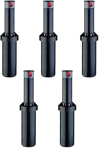 Arroseurs Enterrés pour Gazon | Arroseurs de Jardin | Pack de 5 Arroseurs de Jardin K-Rain Minipro 1/2'' | Portée 5,1 à 9,1 m | Arroseur pour Irrigation par Aspersion Jardin Émergent Réglable