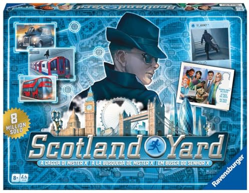 Ravensburger - Scotland Yard Refresh 40th Anniversary | Brettspiele | Geschenk für Kinder ab 8 Jahren | Brettspiele für Erwachsene und Kinder ab 8 Jahren | 2-6 Spieler