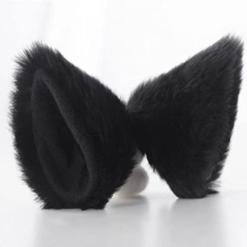 FRCOLOR 2 Stück Katzenohren Haarnadel Haarspangen Für Kinder Make-Up Haarspangen Dekorative Mädchen Kätzchen Ohr Kopfbedeckung Mädchen Haarnadel Stirnband Schwarz
