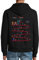 Vintage Arcade Gaming Player Screen Hooded Cotton Blend Zipper Jacket Sweatshirt Hoodie Black XX-Large