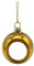 Weihnachtsbaumkugeln Rot Glänzend Weihnachtsschmuck Bälle Weihnachtsbaum 1PC Dekorationen Ball Weihnachtsschmuck Wohnkultur Fensterbank Holz Plastik Weihnachtsbaum Deko (Gold, One Size)