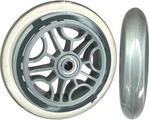 Globber 3in1 5in1 Primo Ersatzräder Kickboard Vorne 120 mm inklusive Kugellager (2 Stück)