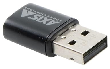 AXIS Wireless Dongle für AXIS M1075-L Box Camera. 802.11 bgn, 150 Mbit/s, Schwarz