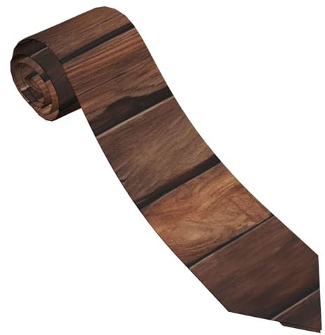 NONHAI Herrenkrawatte, klassische Seidenkrawatte, Blumen und Holz, modische Krawatte, formelle Anlässe, Business-Krawatten, Blumen und Holz, EinheitsgröÃŸe