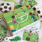 Ultimatives Partyset zum Fussball Geburtstag - Kindergeburtstag Deko - Einaldungen, Mitgebsel, Tischdeko, Tattoos- Fussball Kindergeburtstag, produziert in der EU, Startup aus DE