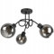 FKL DESIGN Home Deco Deckenlampe Pendellampe Hängelampe Wandlampe Tischlampe Leuchte Pendelleuchte Kugel Schwarz Grau Weiß Lampe aus Serie N100 verschiedene Varianten (N100-DZ3R)