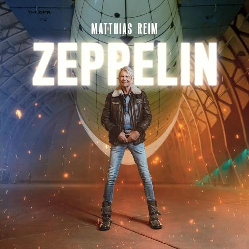 Matthias Reim, Neues Album 2024, Zeppelin, CD Jewel mit 16 neuen Songs + Silbernes Feuerzeug mit einfarbigem Druck MATZE, electronic, nachfüllbar (1st)
