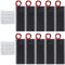 VISSQH 10 pcs Black AAA battery holder,2 x 1.5V AAA Plastic battery holder housing with ON/Off Switch & Wire Leads & Cover+2 PCS Plastic Battery Storage Box(3V)