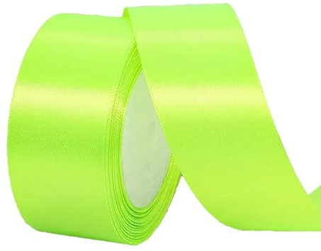 4cm Fluoreszierendes Satinband, Satin Dekoband Präsent Geschenkband Breit Ribbon für Kleid Hochzeit, Taufe und Geburtstag Geschenke,Satin Dekoband, Deko Band Geschenkverpackung, 22.8M…