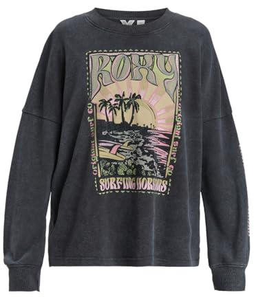 Roxy Eastside Midweight - Longsleeve - Frauen - XS - Schwarz.