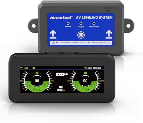 Wohnmobil-Nivelliersystem, Kabelloses Wasserwaage Wohnmobil, Intelligenter elektronischer Camper-Nivellierer, Wohnmobil-Zubehör für Reiseanhänger