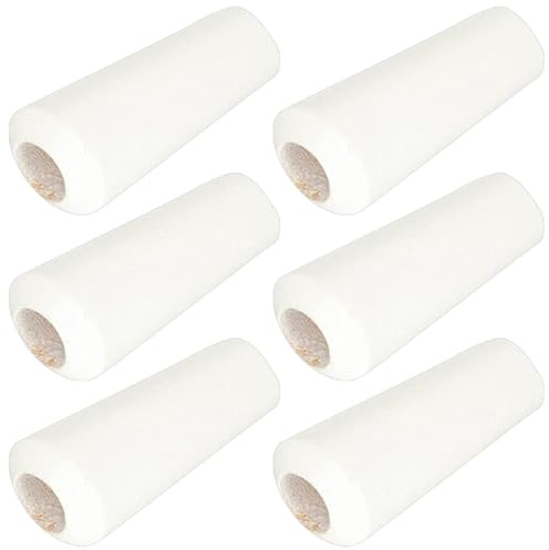 6Pack Blind Pull Cord Ends Window Wood Safety Knobs Repair Replacement Parts Wooden Hanging Ball Small Pendants Drops Connectors Accessories for Bathroom Blinds Light and Shades Decoration,White