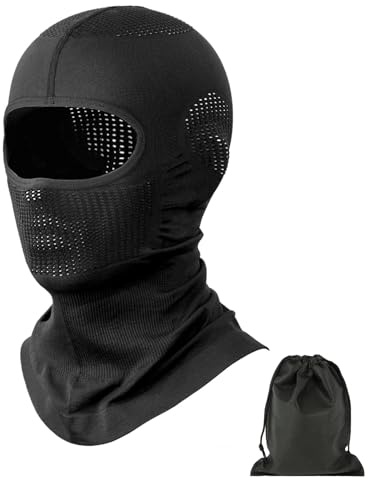 lafo Sturmhaube Fahrrad Gesichtshaube Skimaske Motorrad Radfahren Balaclavas für Damen und Herren (1)