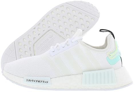 adidas Originals Women's Nmd_R1'S Shoes, White/Clear White, 5 UK